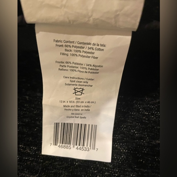 MUMMY MANOR NEW “COME IN FOR A SPELL” Decorative Table Runner AND Pillow Set - Picture 10 of 11